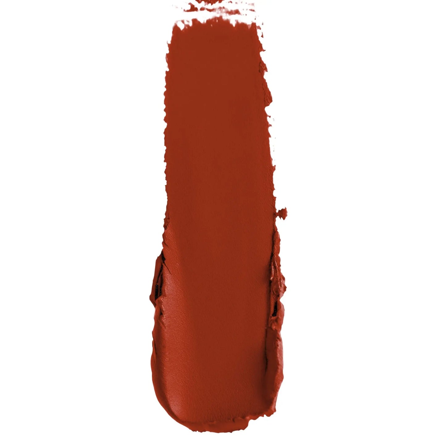 Pout Perfect luxury matte lipstick swatch in rich warm brown shade with smooth matte finish