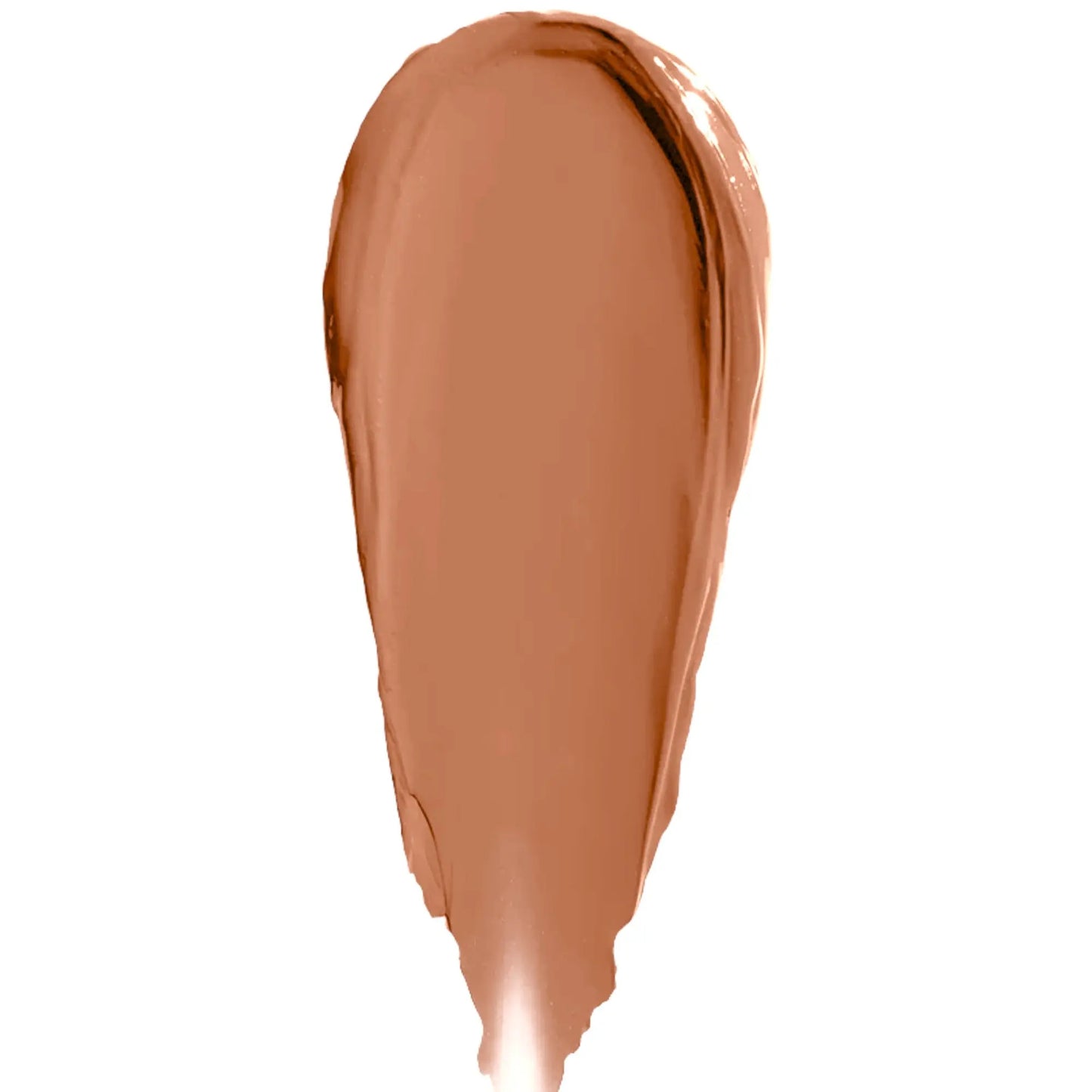 Pout Perfect matte lip stain taupe smooth creamy swatch on white background