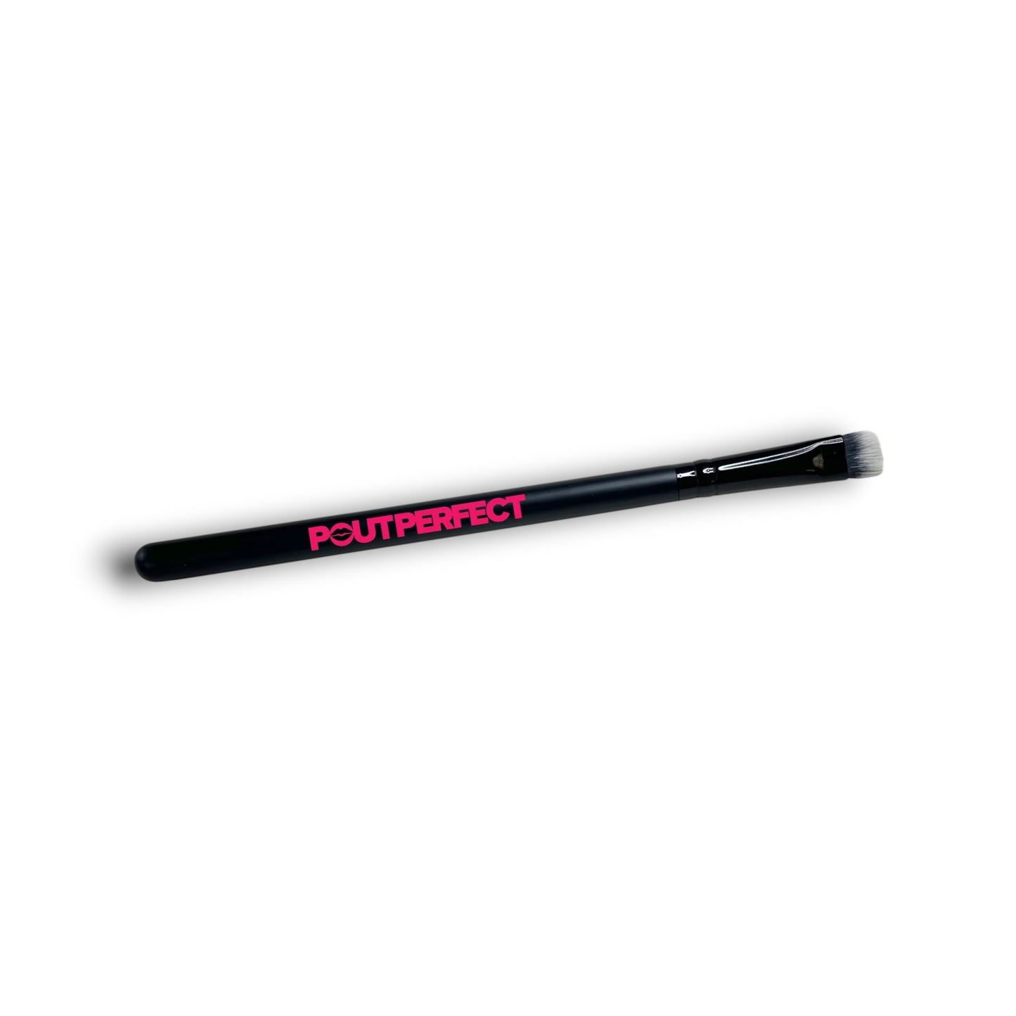 Pout Perfect cosmetic brush small lip brush for precise application with black handle and soft bristles
