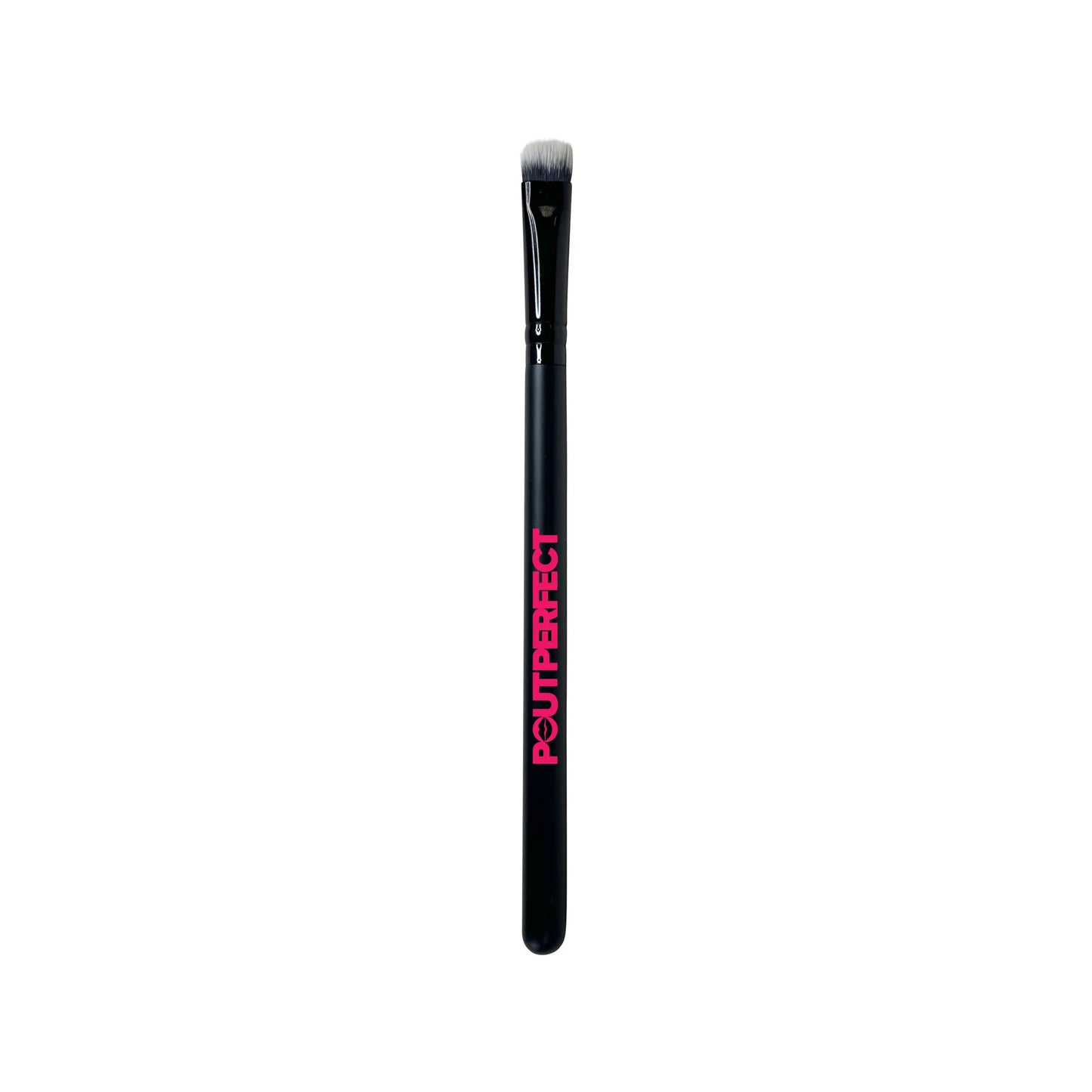 Pout Perfect small lip brush for precise application with black handle and soft bristles