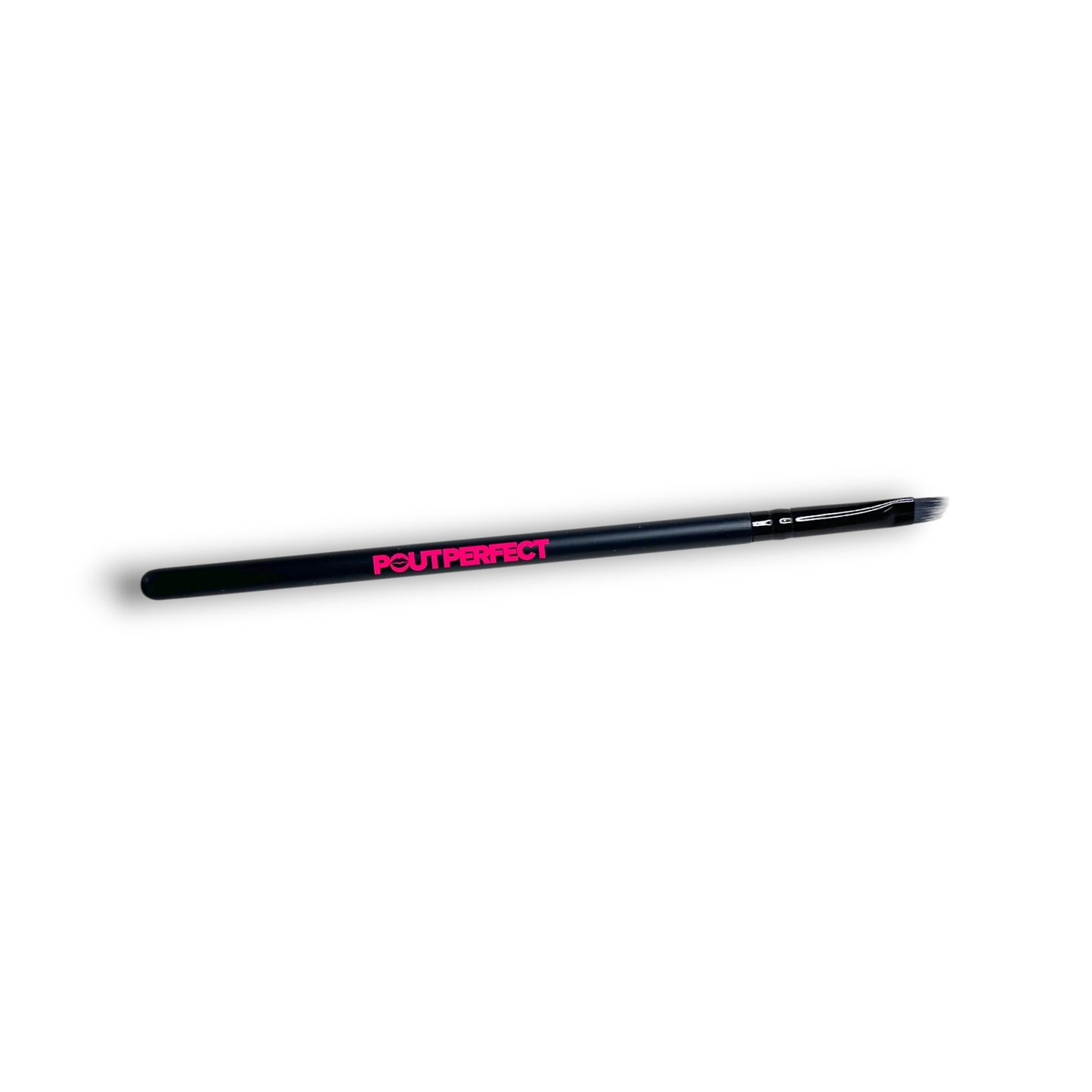 Pout Perfect angled lip liner brush with black handle and precise angled bristles for detailed lip makeup