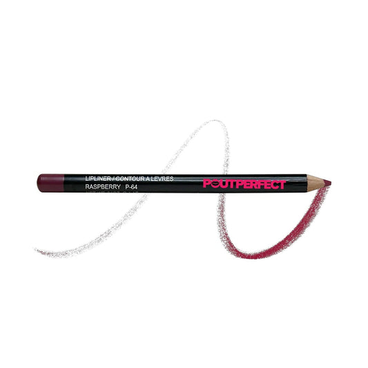 Pout Perfect raspberry lip liner pencil with a rich berry shade and smooth application