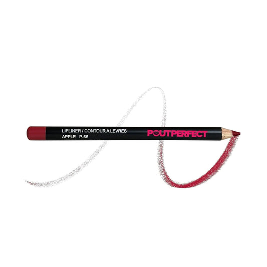 Pout Perfect red apple lip liner pencil with smooth application for precise lip contouring