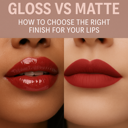 💋 Gloss vs Matte: How to Choose the Right Finish for Your Lips