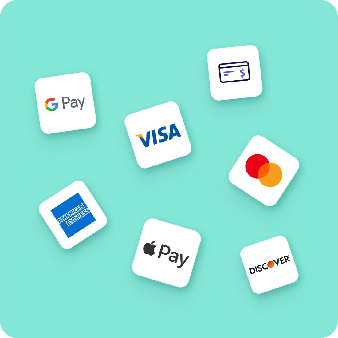 Various payment method icons including Google Pay, Apple Pay, Visa, Mastercard for buy now pay later lipstick