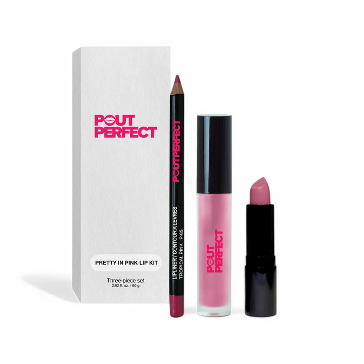 Lavishing Lip Kit 💋 Pretty In Pink - Pout Perfect