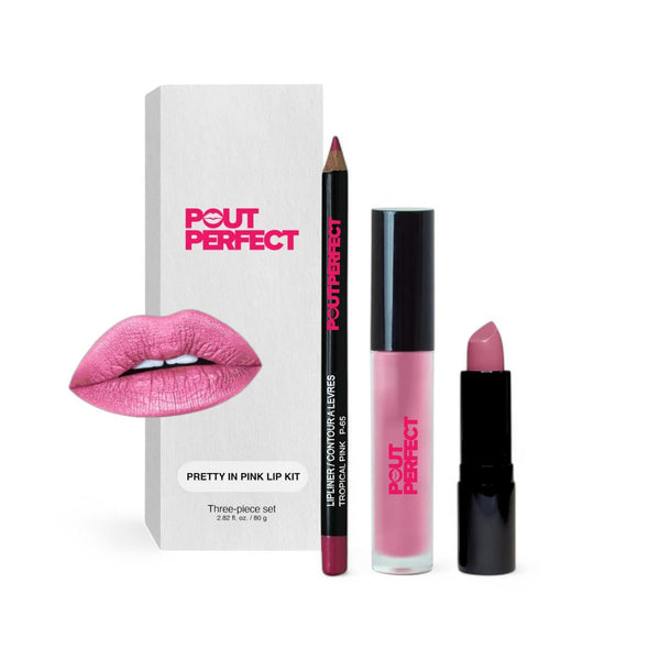 Lavishing Lip Kit 💋 Pretty In Pink - Pout Perfect