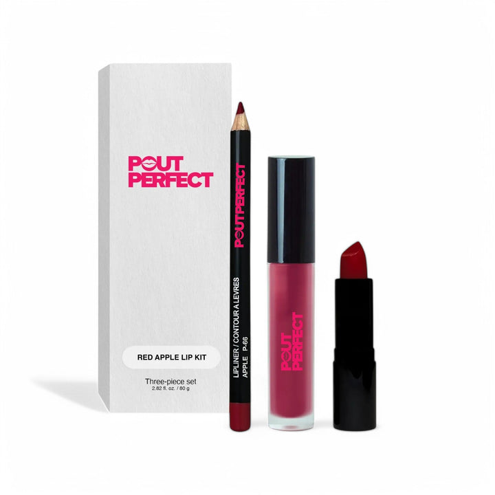 Lavishing Lip Kit 💋 Red Apple - Pout Perfect