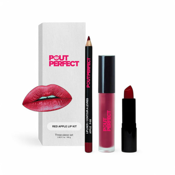 Lavishing Lip Kit 💋 Red Apple - Pout Perfect