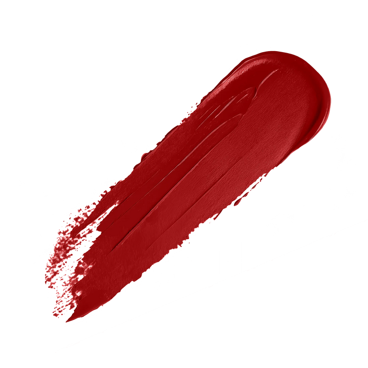 Pout Perfect lip kit red lipstick smear showcasing the best cruelty-free lip products
