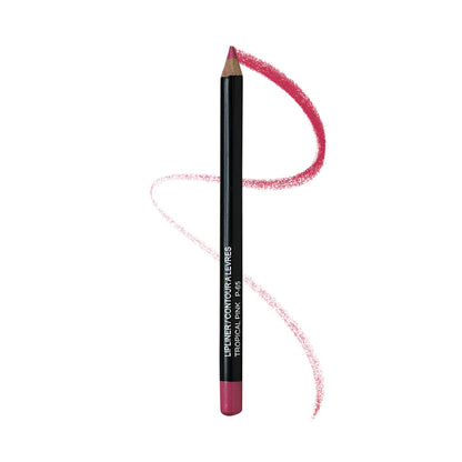 Pout Perfect long lasting pink lip pencil with smooth creamy texture and vibrant tropical pink shade