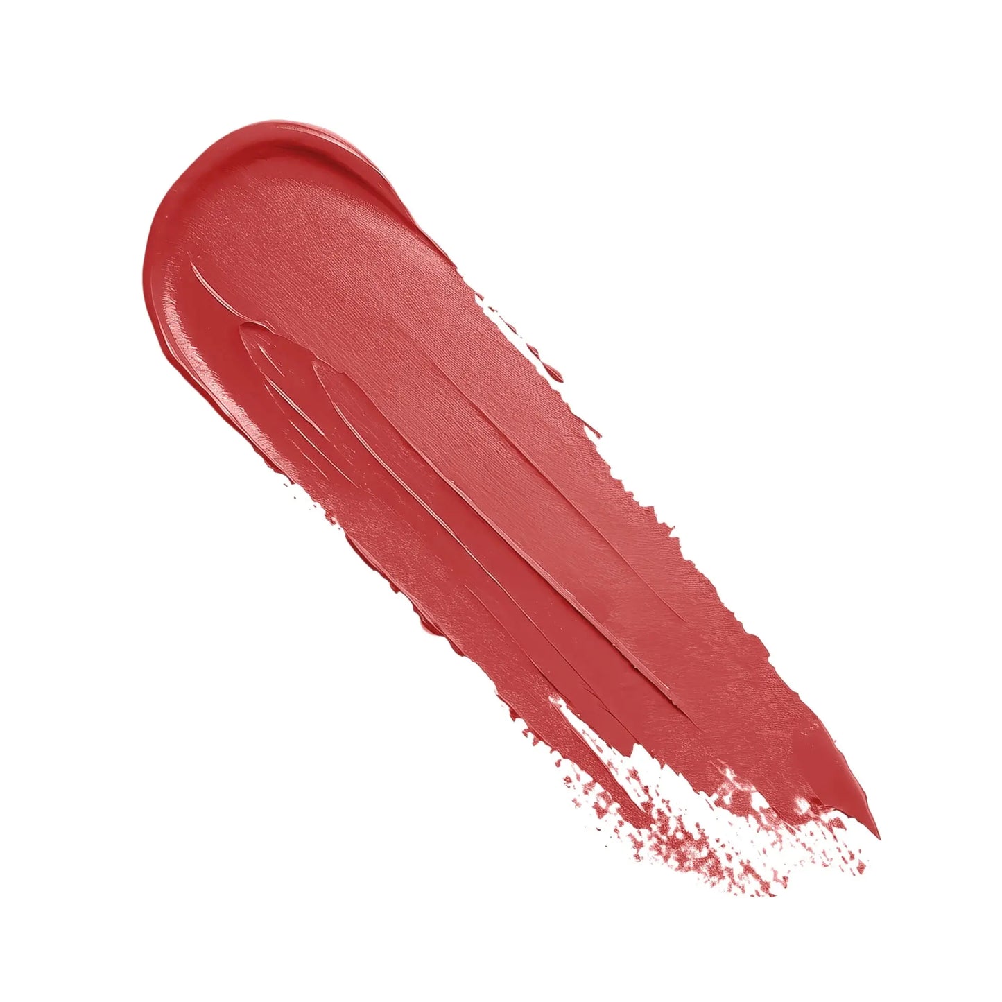 Pout Perfect luxury mauve lipstick smooth cream texture swatch on white background