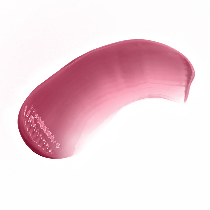 Pout Perfect mauve lip kit smooth creamy mauve shade swatch on black background