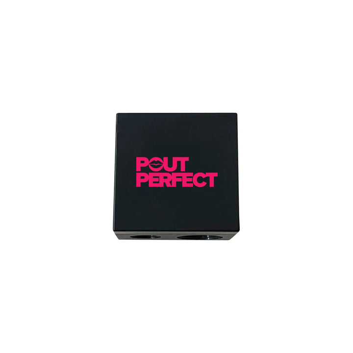Pout Perfect cosmetic sharpener for natural lip liner for smooth lips with dual sharpening holes