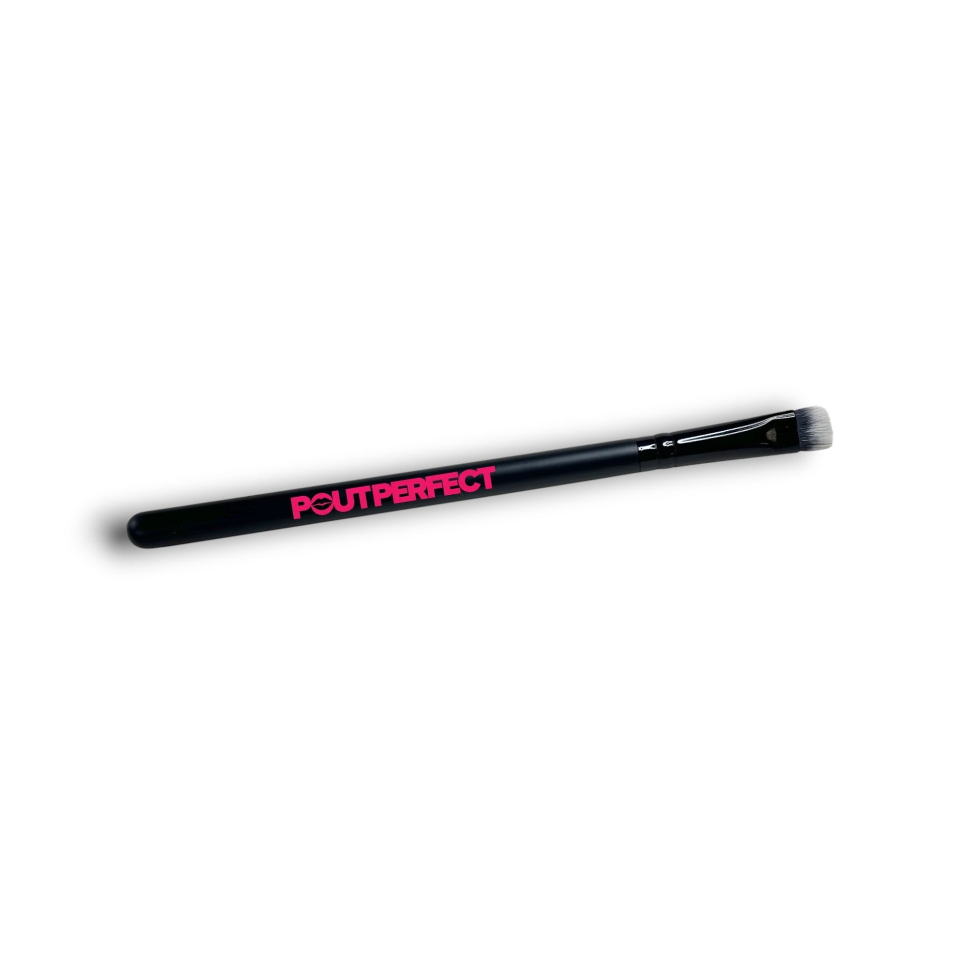 Pout Perfect cosmetic brush small lip brush for precise application with black handle and soft bristles