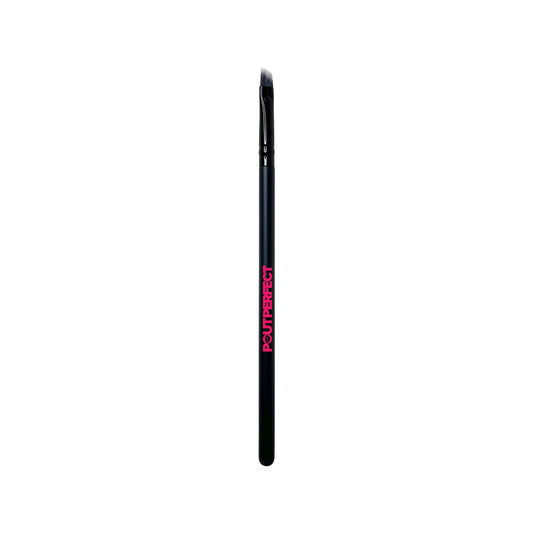 Pout Perfect angled lip liner brush with black handle for precise lip makeup application