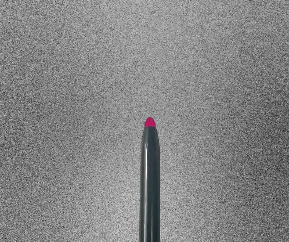 Pout Perfect automatic lip liner for precise application in a vibrant pink shade with sleek black casing