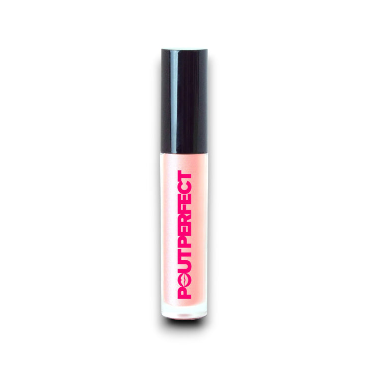 Pout Perfect classic lip gloss for natural look in sleek tube with black cap
