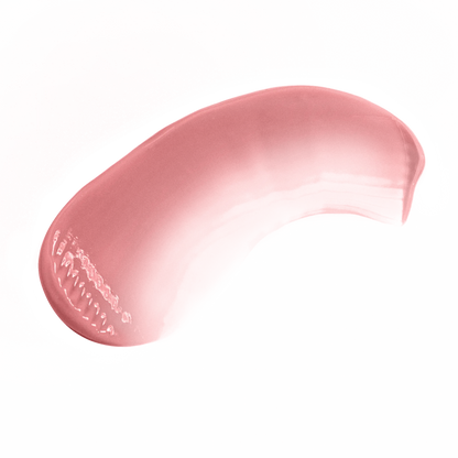 Pout Perfect classic lip gloss swatch in soft pink shade on black background