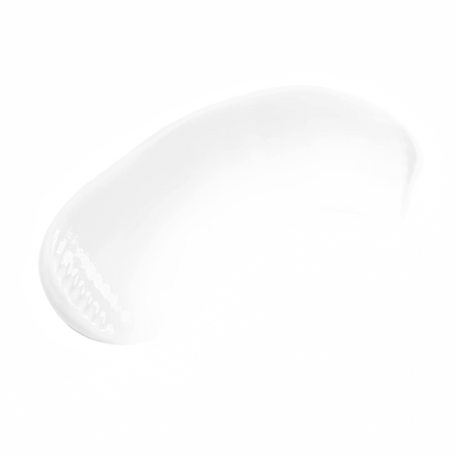 Pout Perfect clear lip gloss for shiny lips swatch on black background showing smooth glossy texture