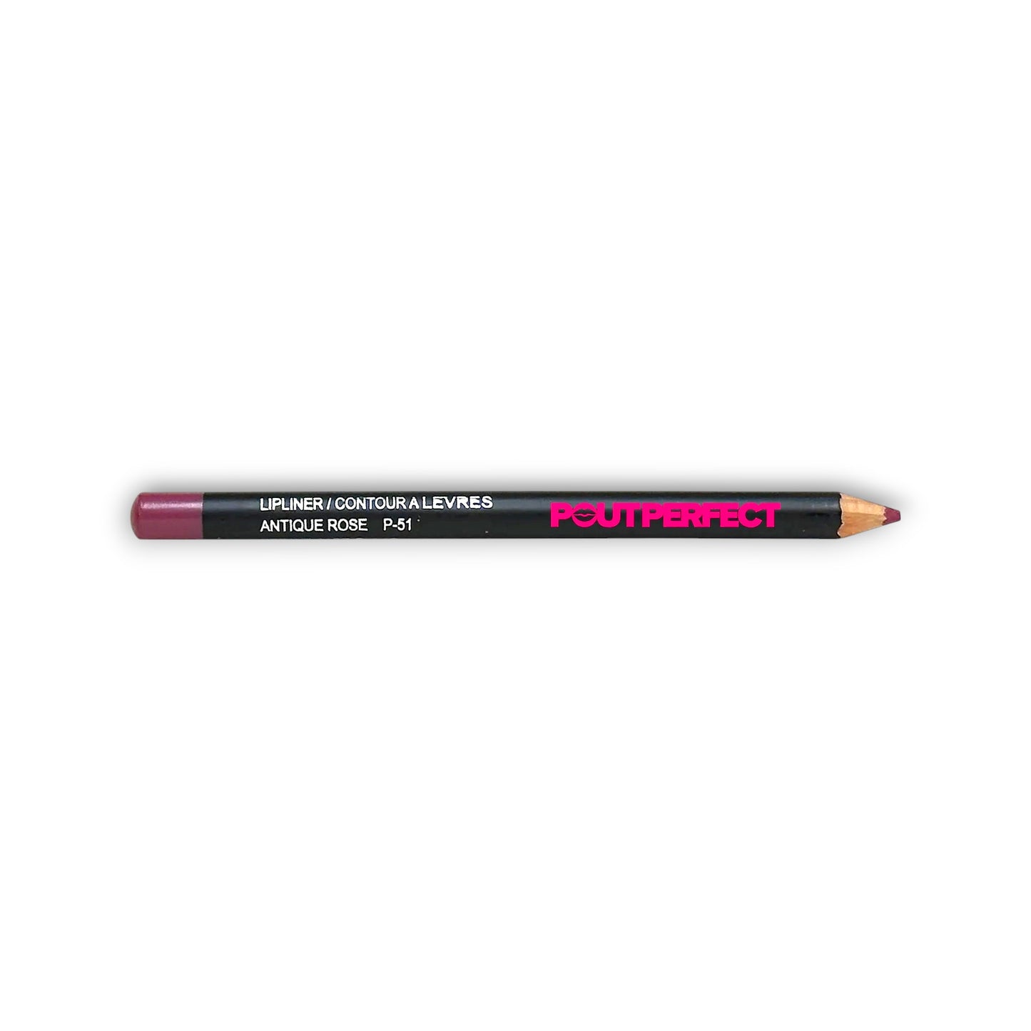 Pout Perfect precision lip liner antique rose pencil with sharp tip for detailed lip definition