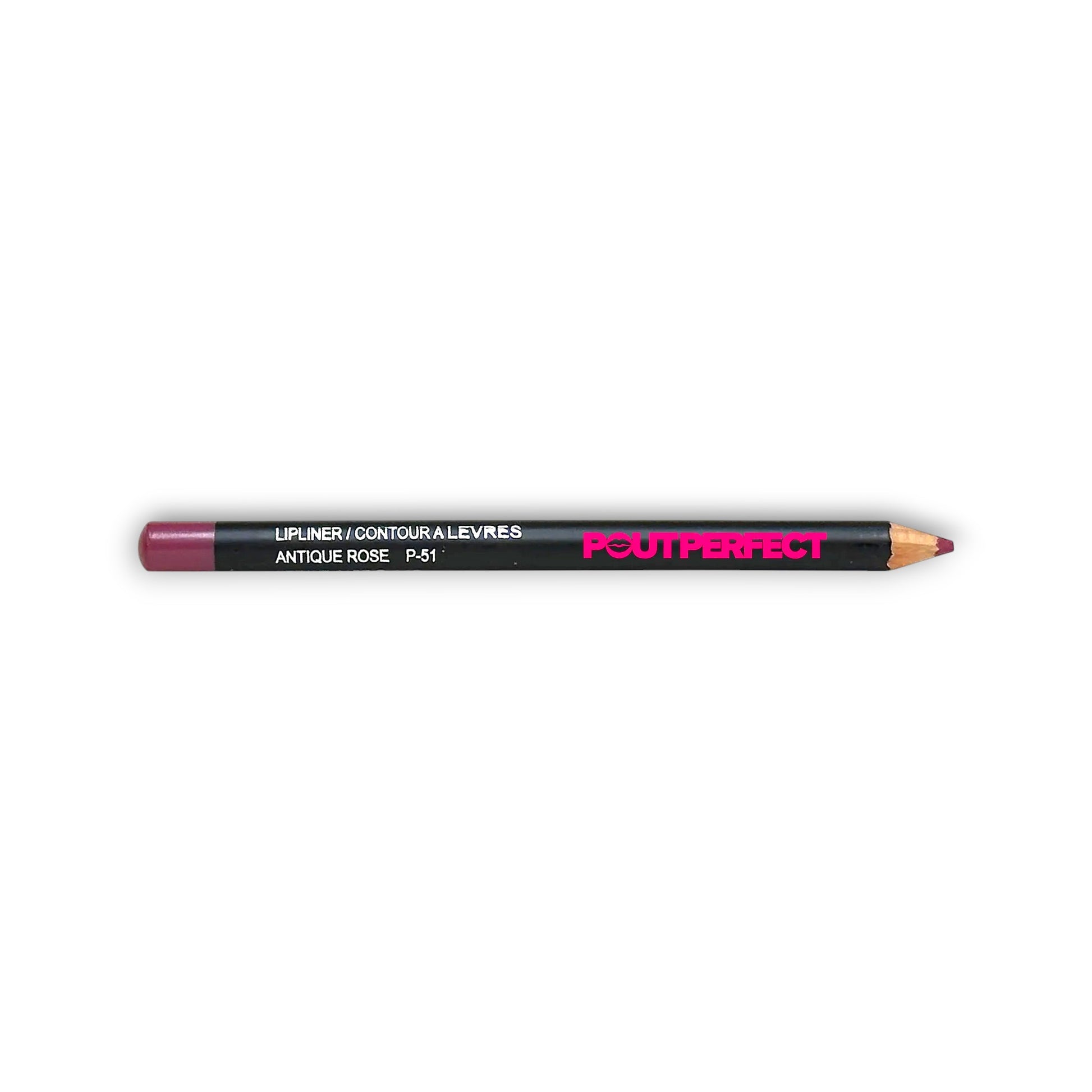 Pout Perfect precision lip liner antique rose pencil with sharp tip for detailed lip definition