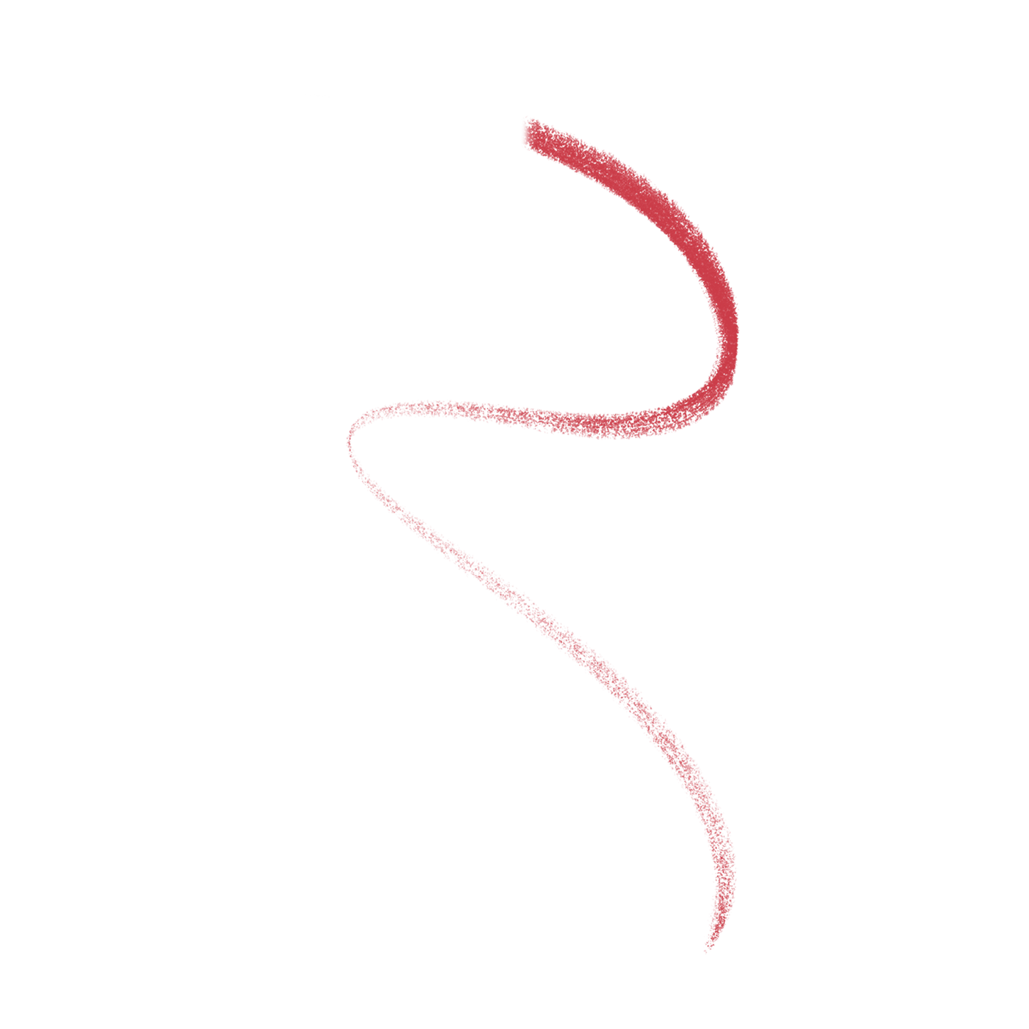 Scarlet automatic lip liner stroke in vibrant red color from Pout Perfect